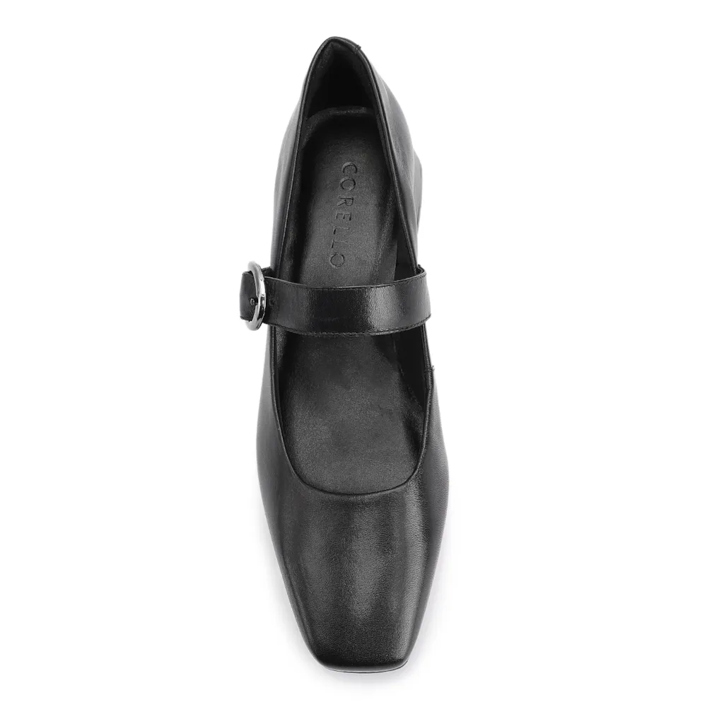 Scarpin Couro Preto - imagem 6