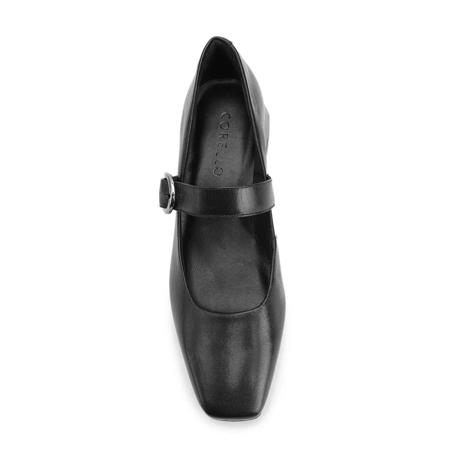 Scarpin Couro Preto
