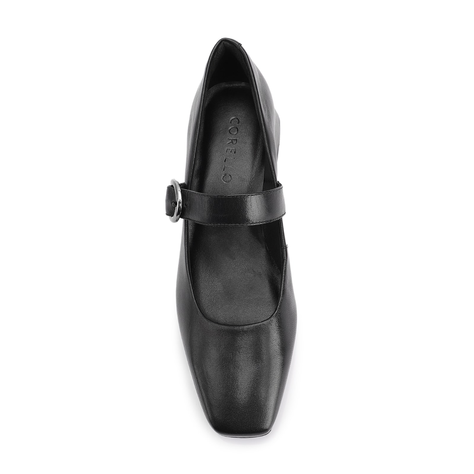 Scarpin Couro Preto