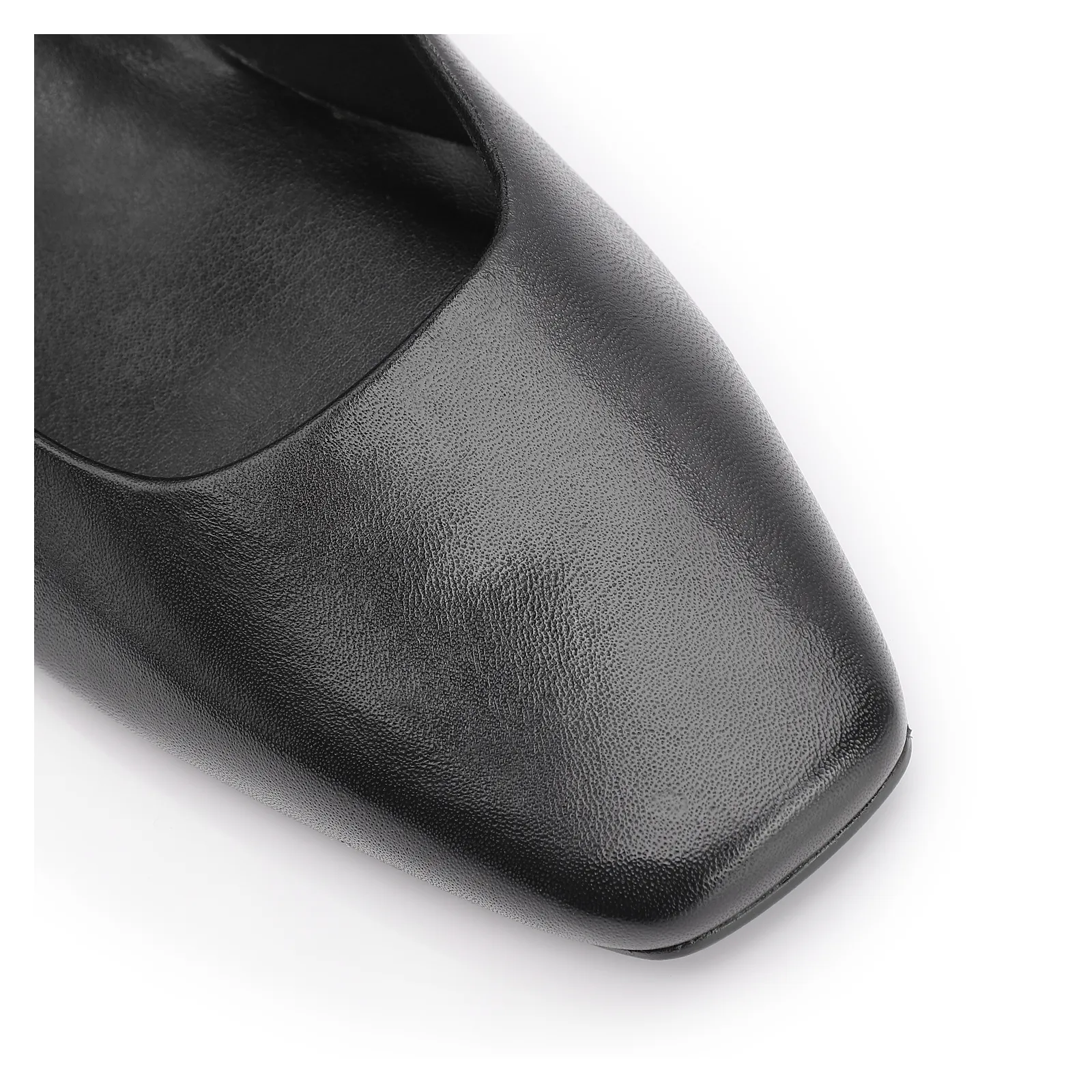 Scarpin Couro Preto