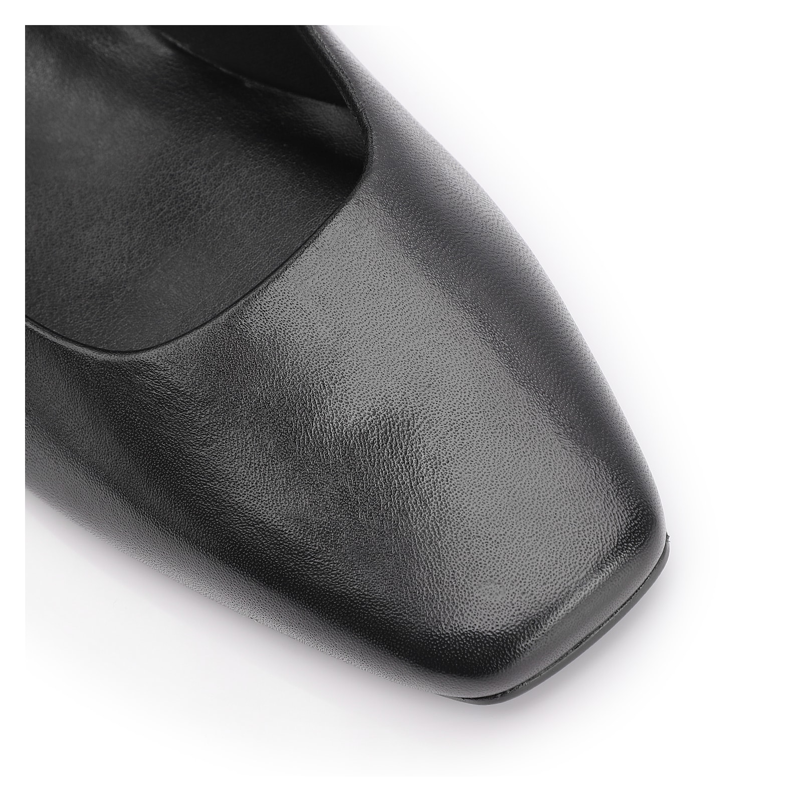 Scarpin Couro Preto