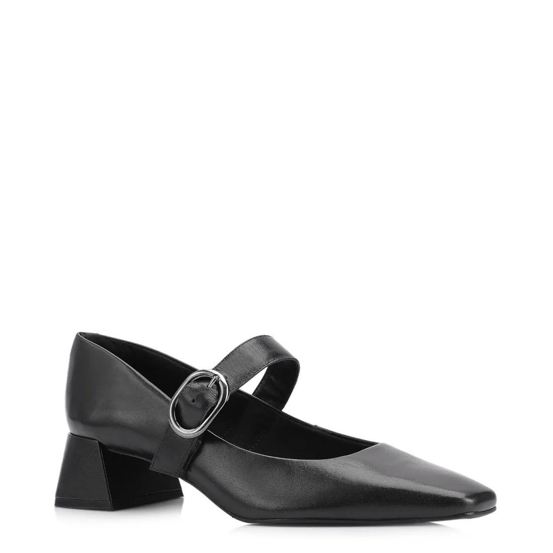 Scarpin Couro Preto