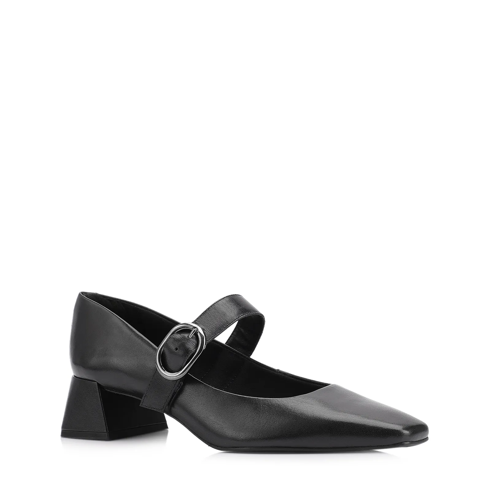 Scarpin Couro Preto