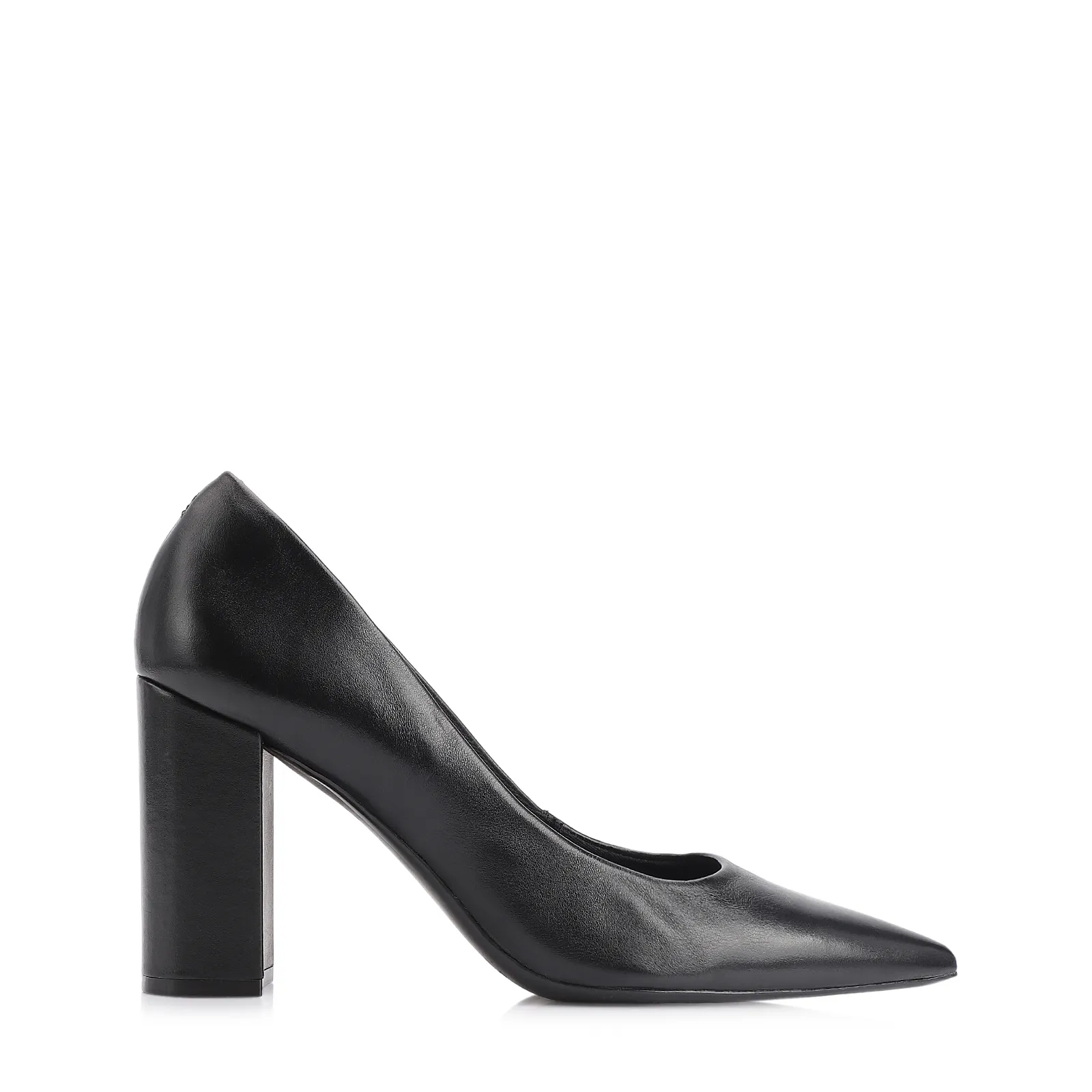 Scarpin Couro Preto
