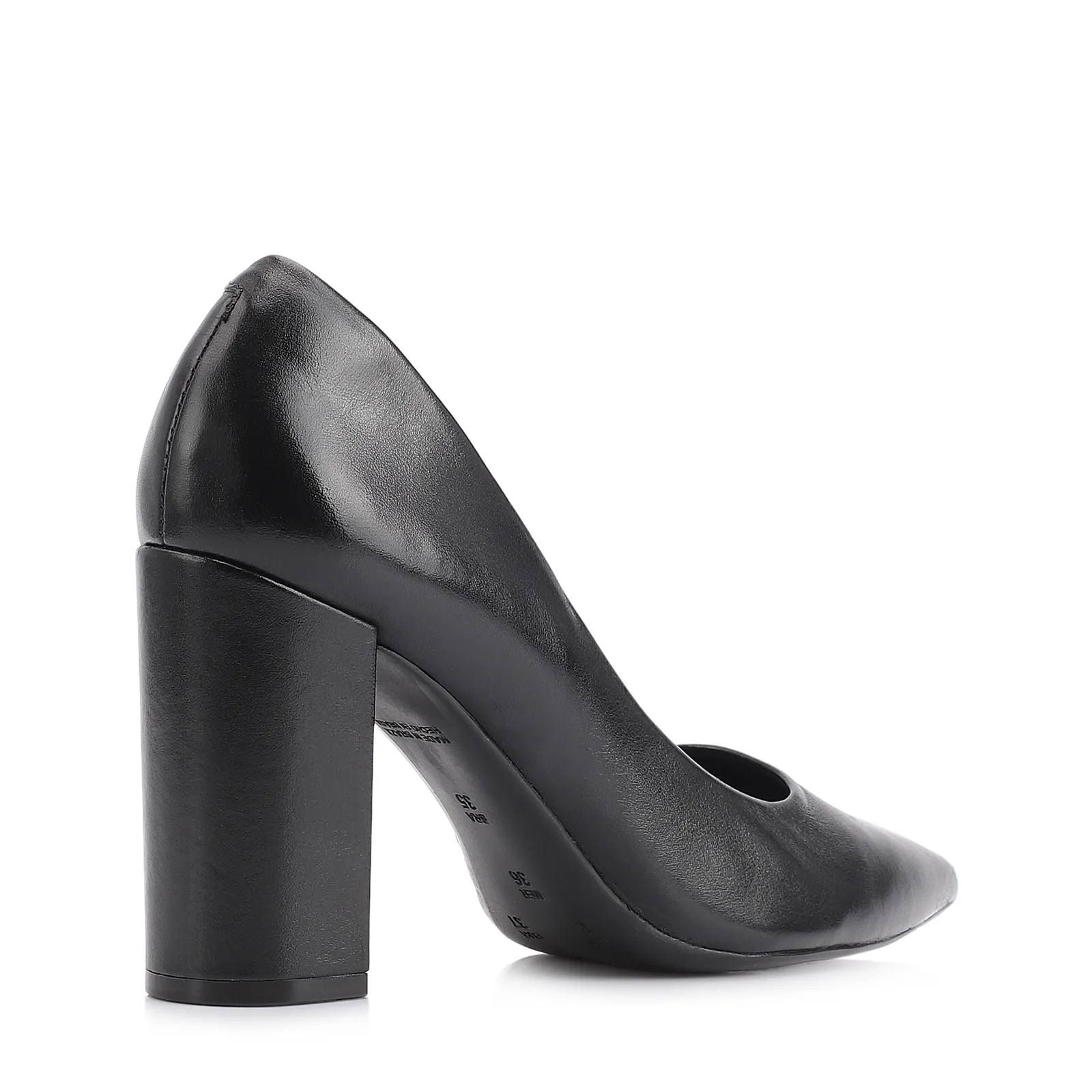 Scarpin Couro Preto