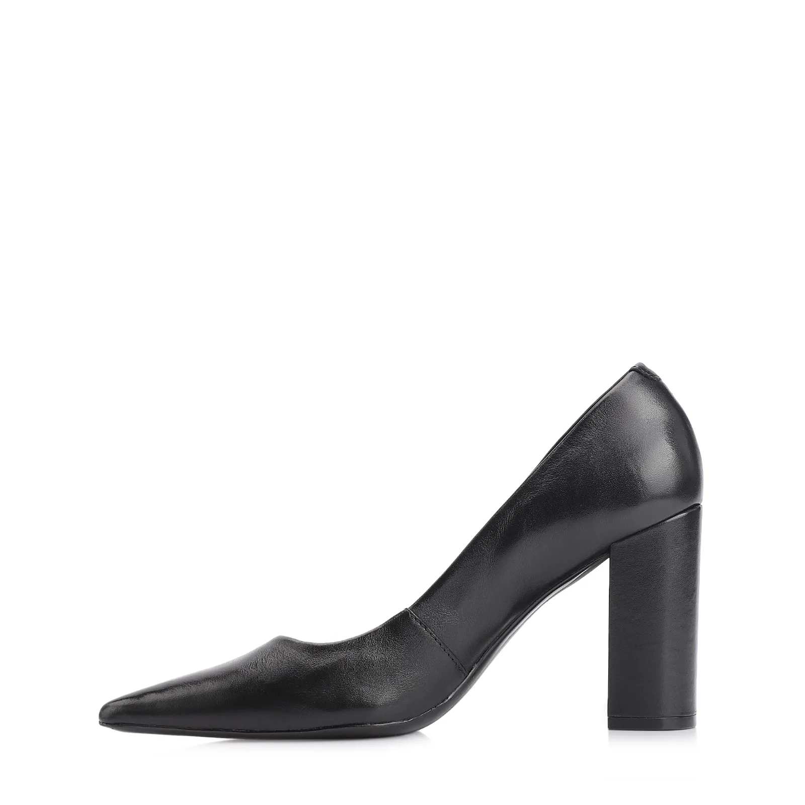 Scarpin Couro Preto
