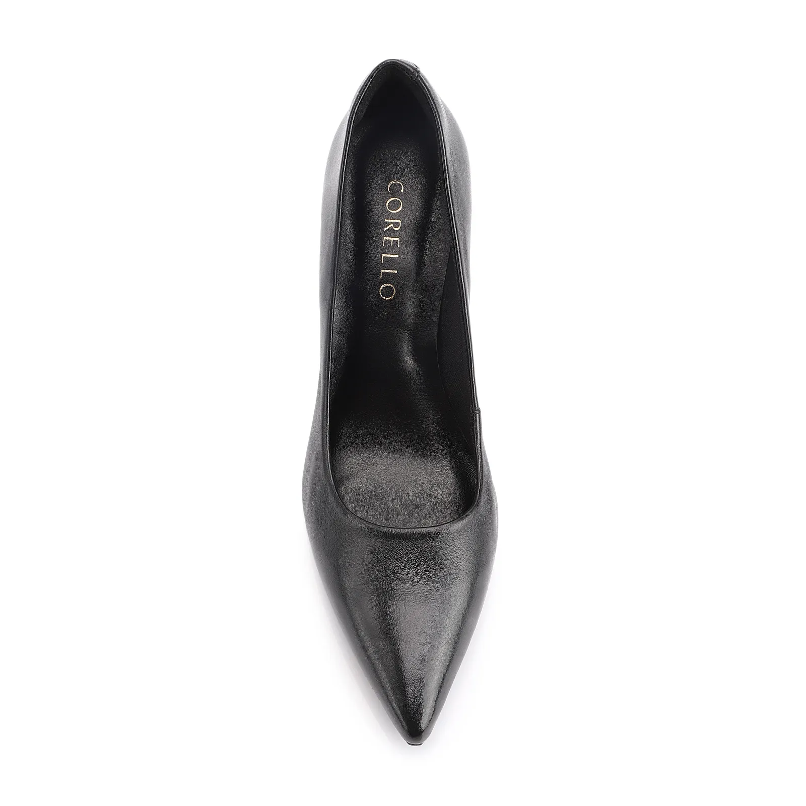 Scarpin Couro Preto