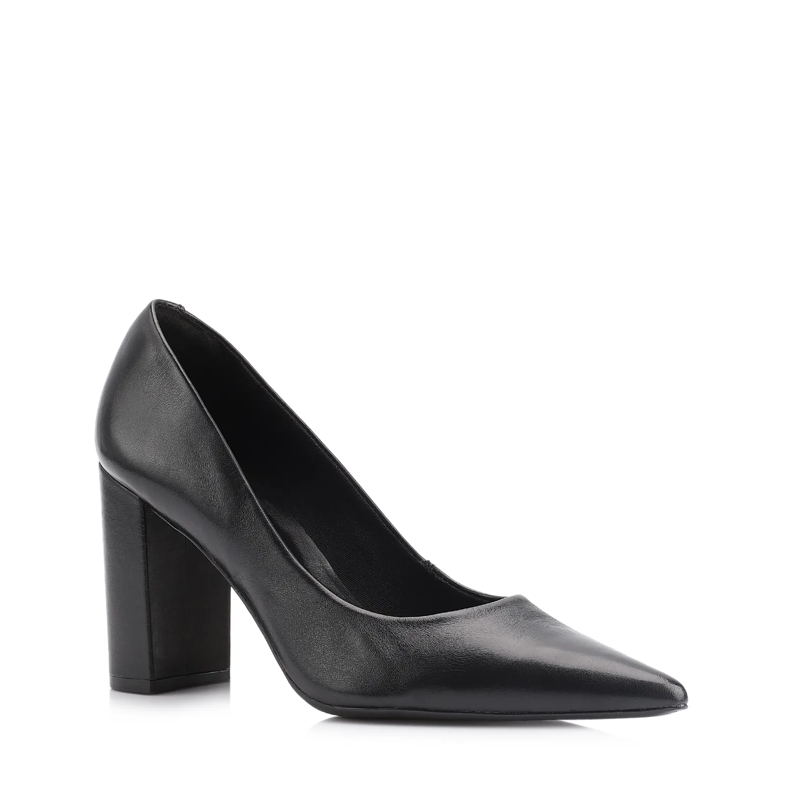 Scarpin Couro Preto