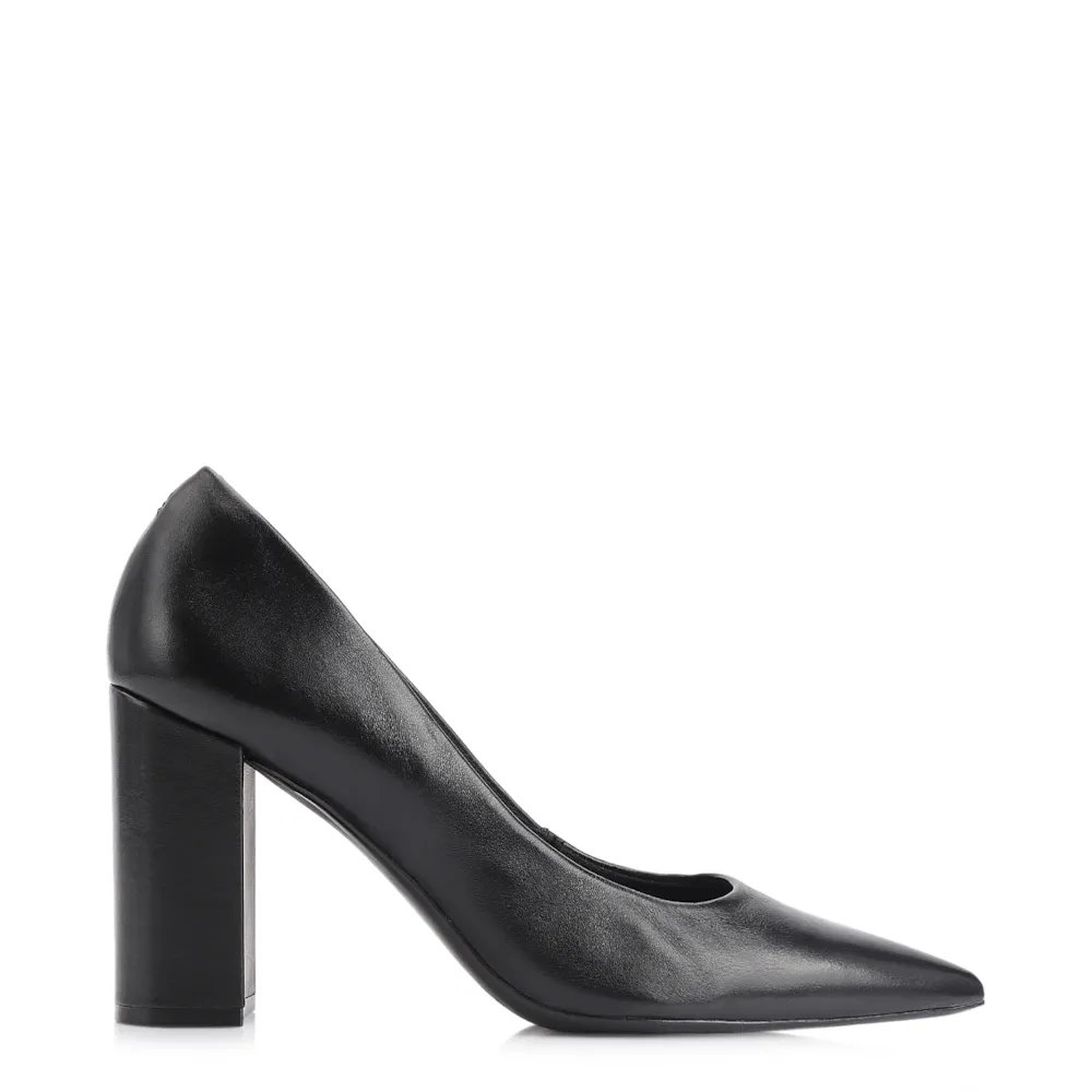 Scarpin Couro Preto - imagem 3