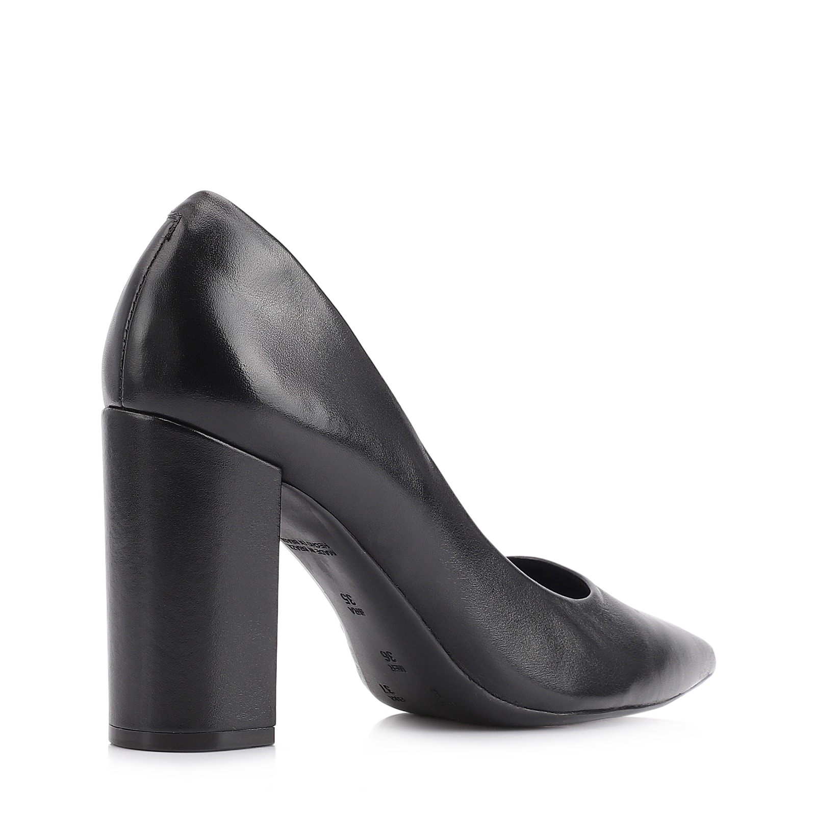 Scarpin Couro Preto