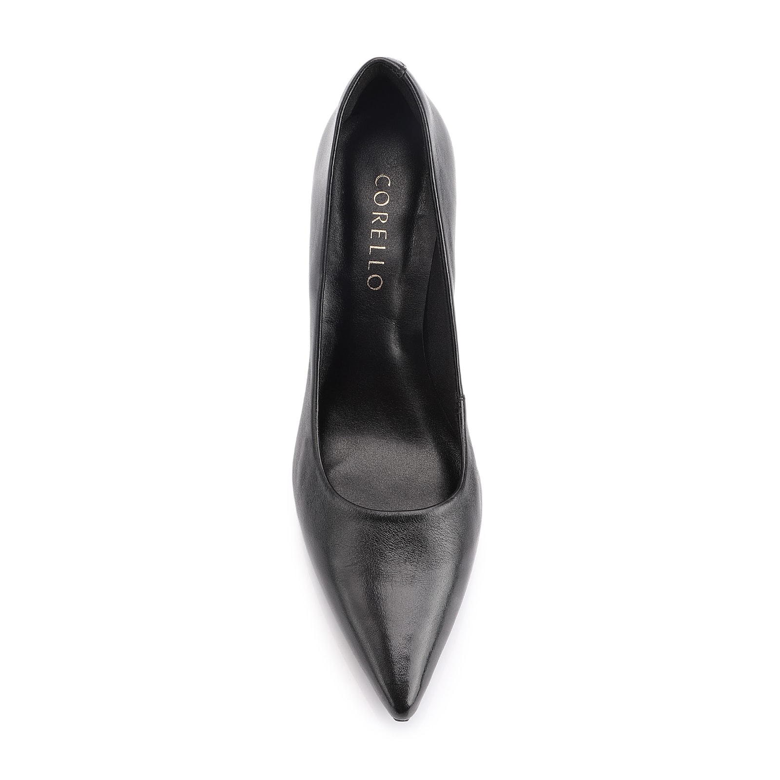 Scarpin Couro Preto