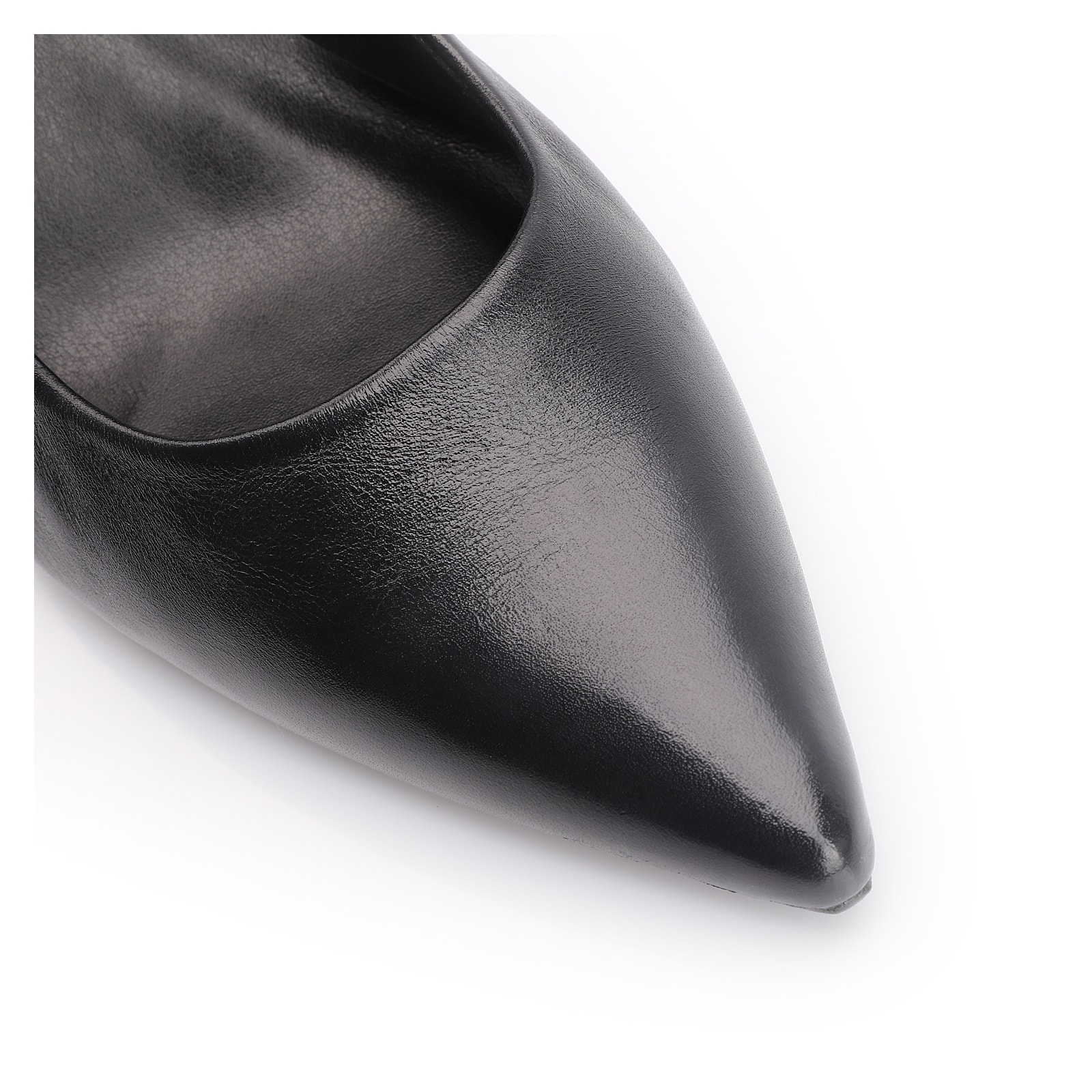 Scarpin Couro Preto