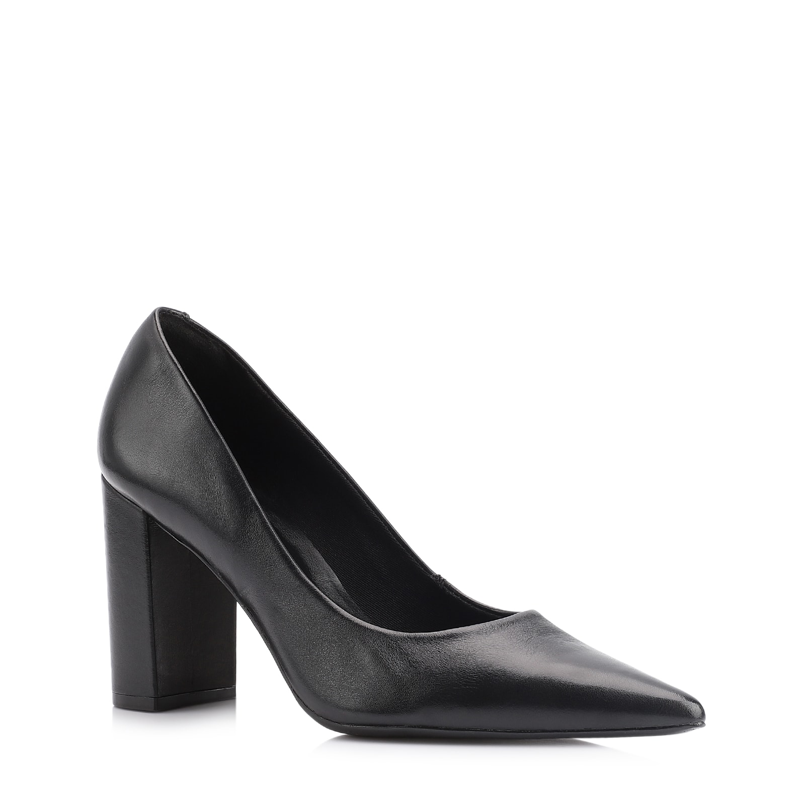 Scarpin Couro Preto