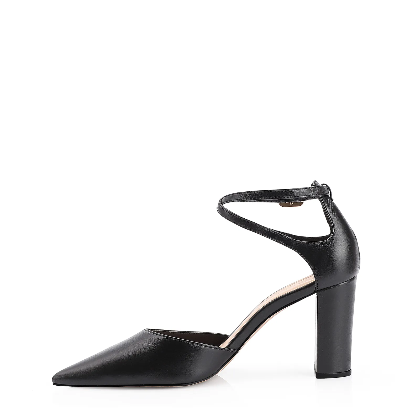 Scarpin Couro Preto