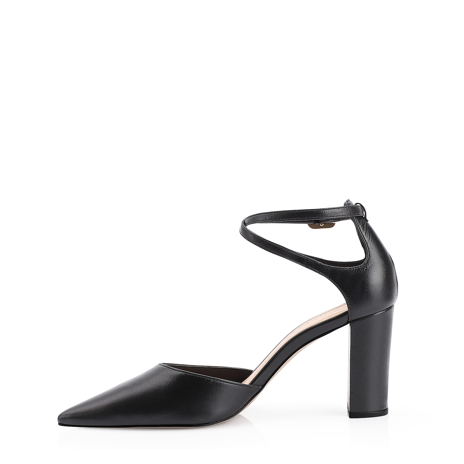 Scarpin Couro Preto