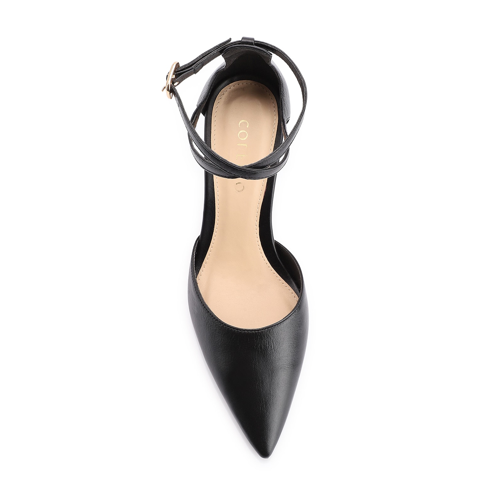 Scarpin Couro Preto