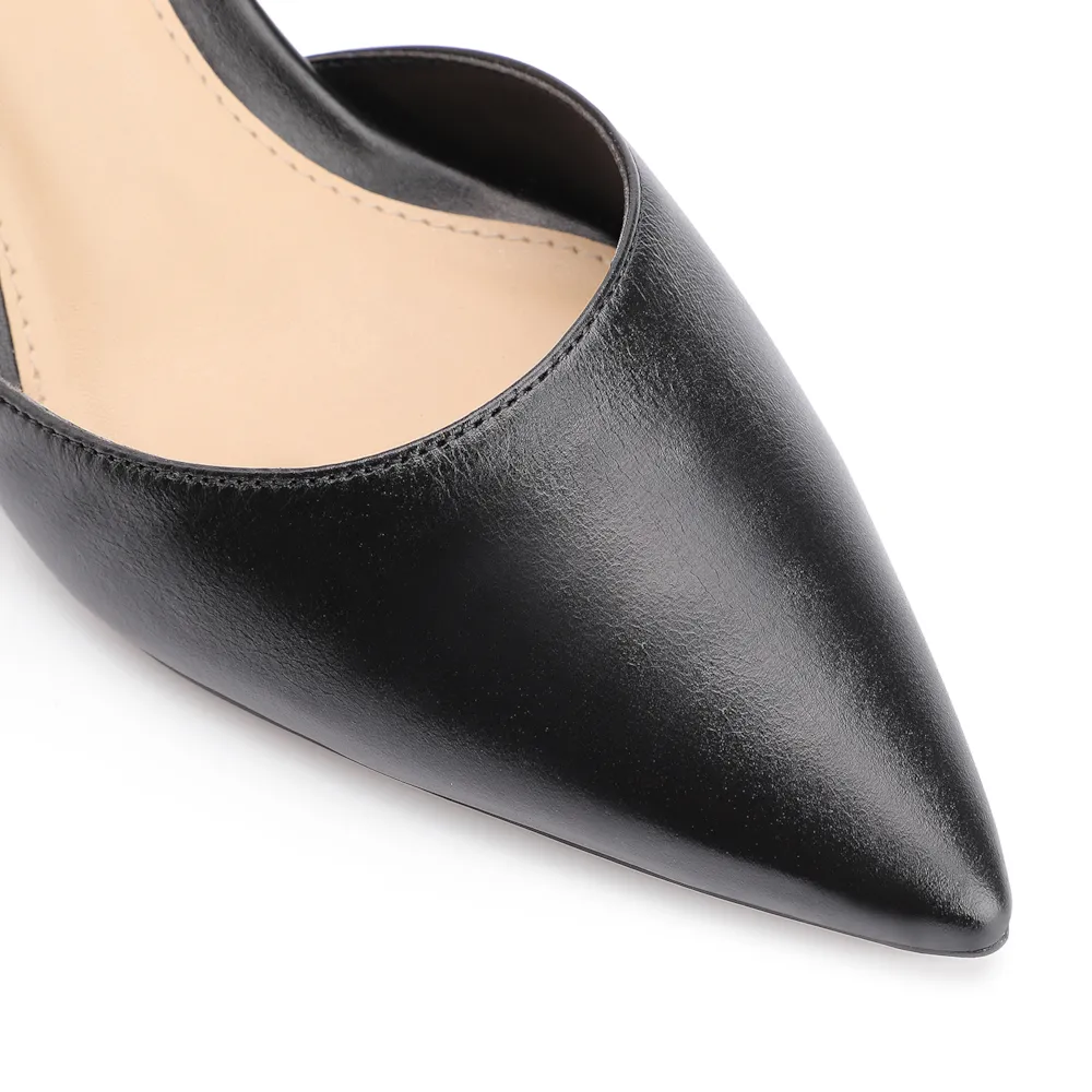 Scarpin Couro Preto - imagem 6