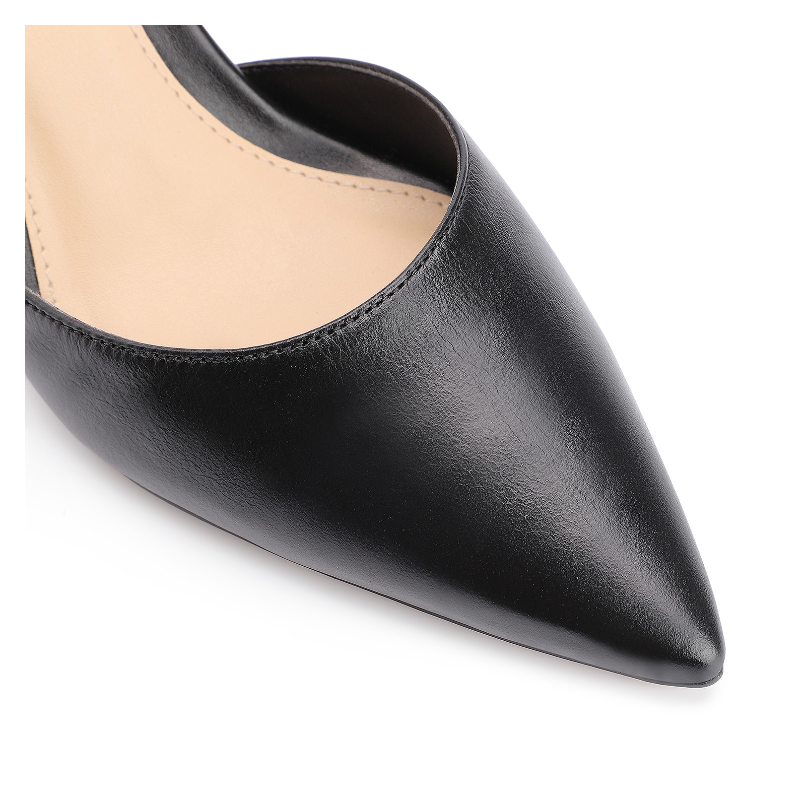 Scarpin Couro Preto