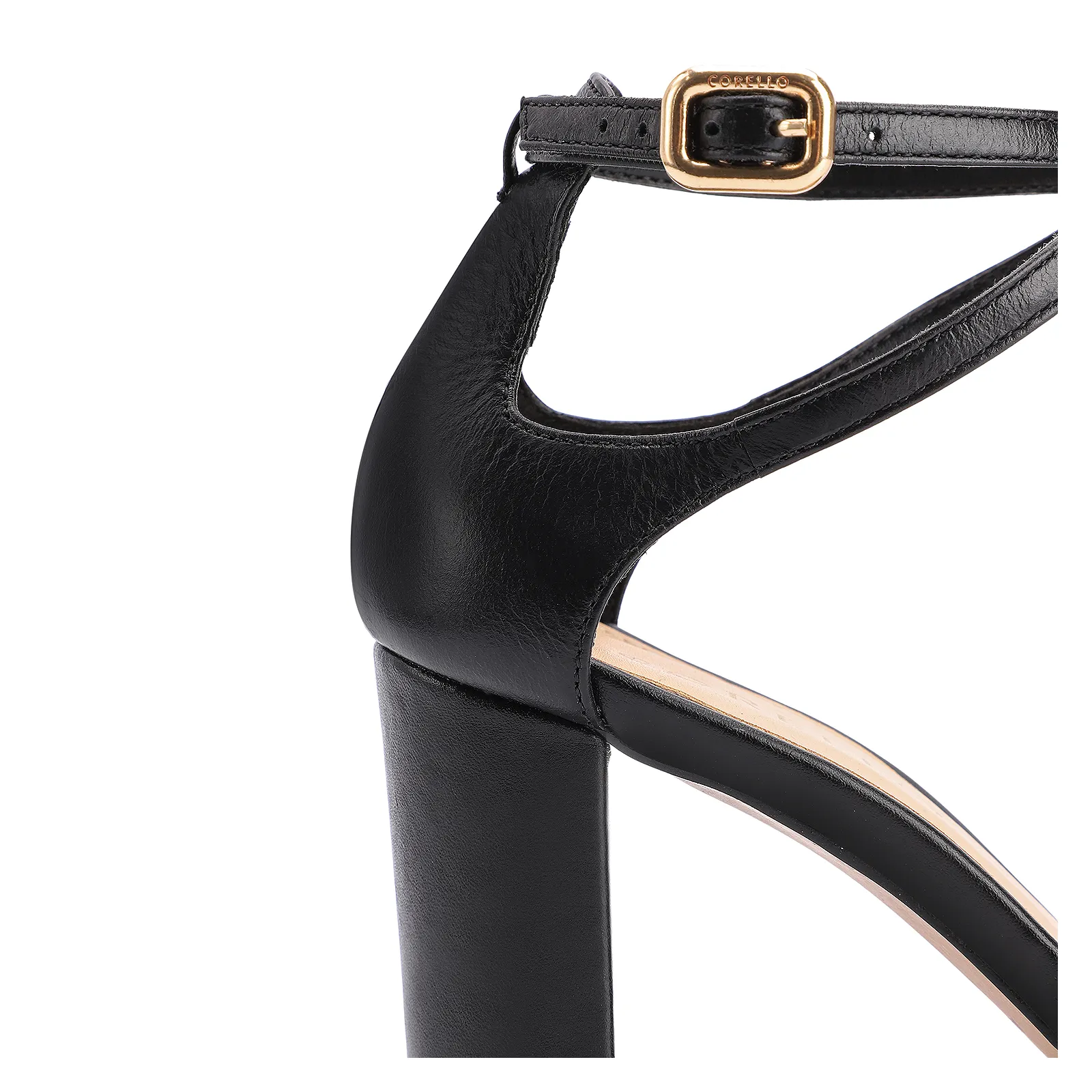 Scarpin Couro Preto