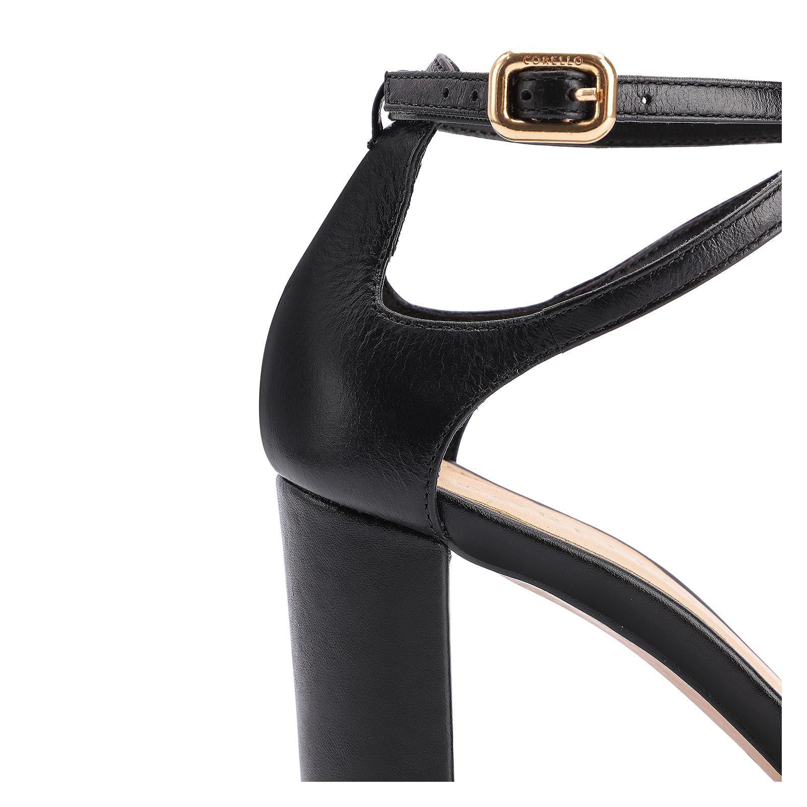 Scarpin Couro Preto