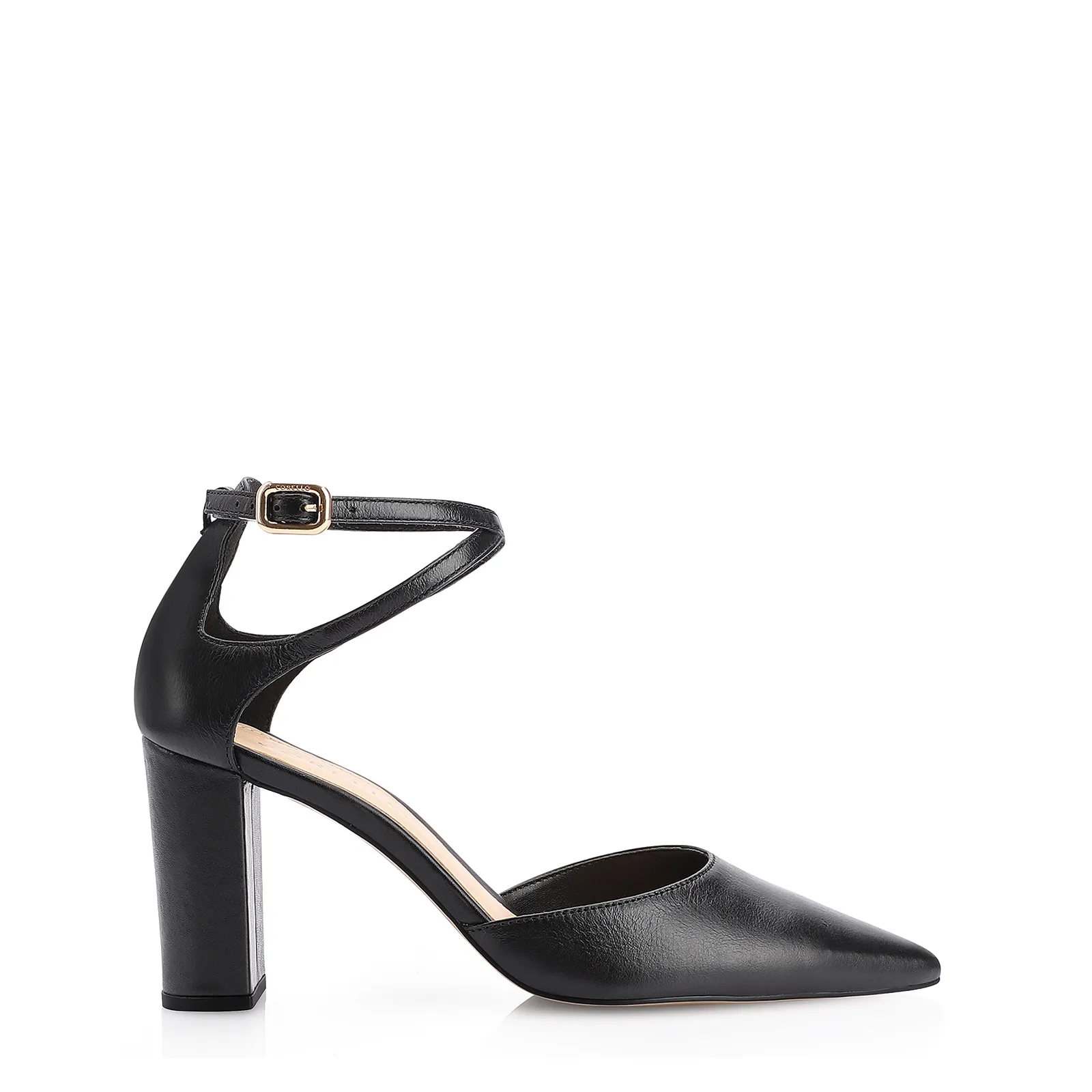 Scarpin Couro Preto