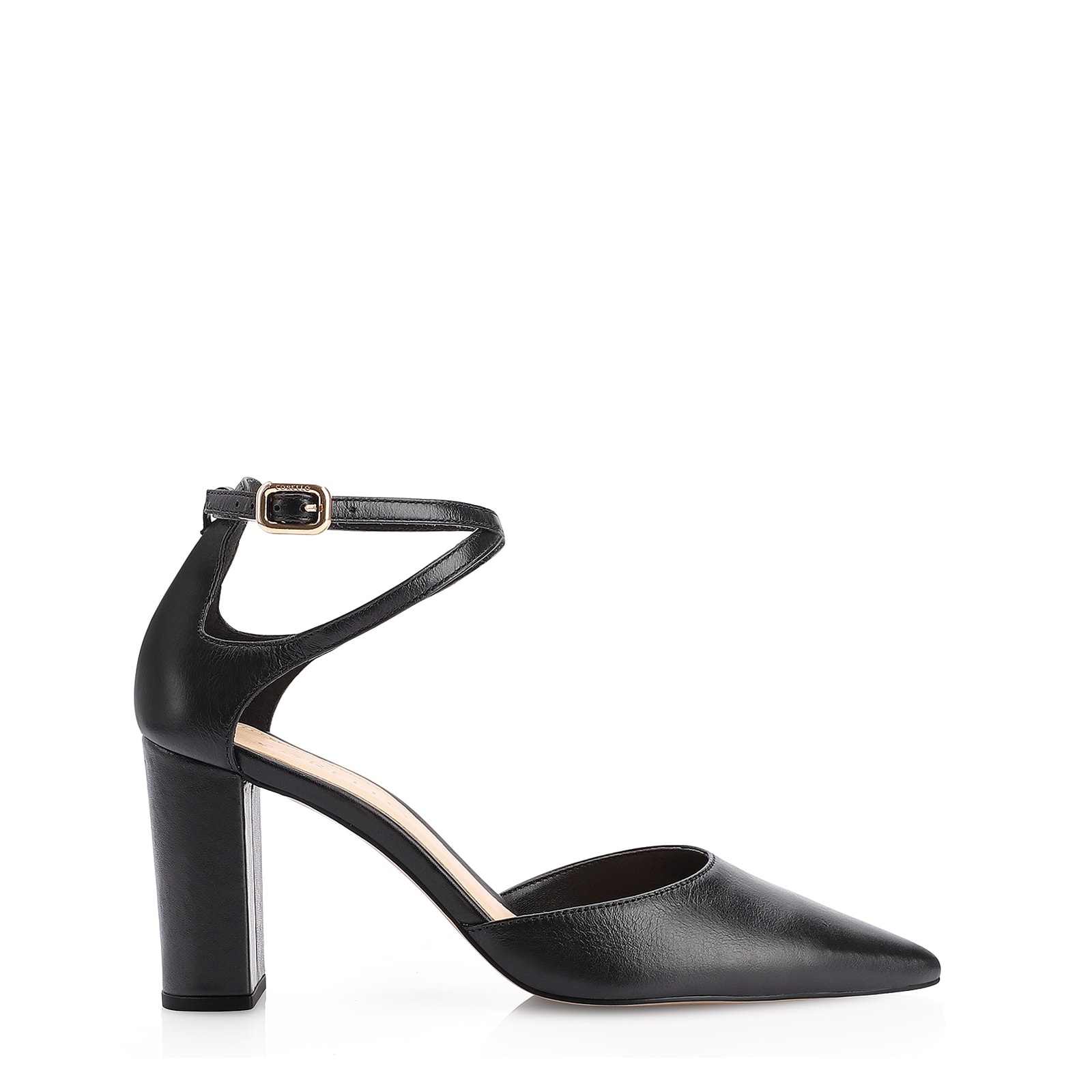 Scarpin Couro Preto