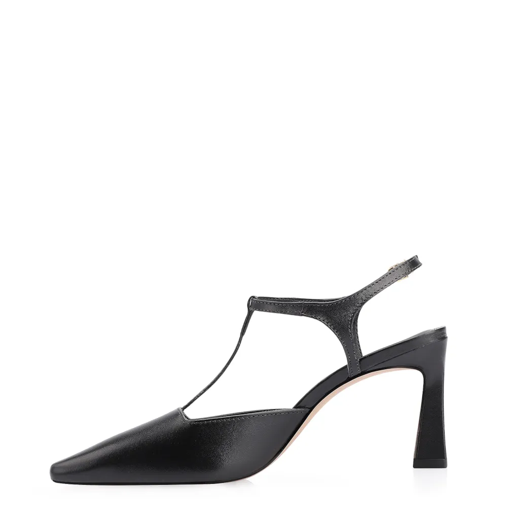 Scarpin Couro Preto - imagem 4