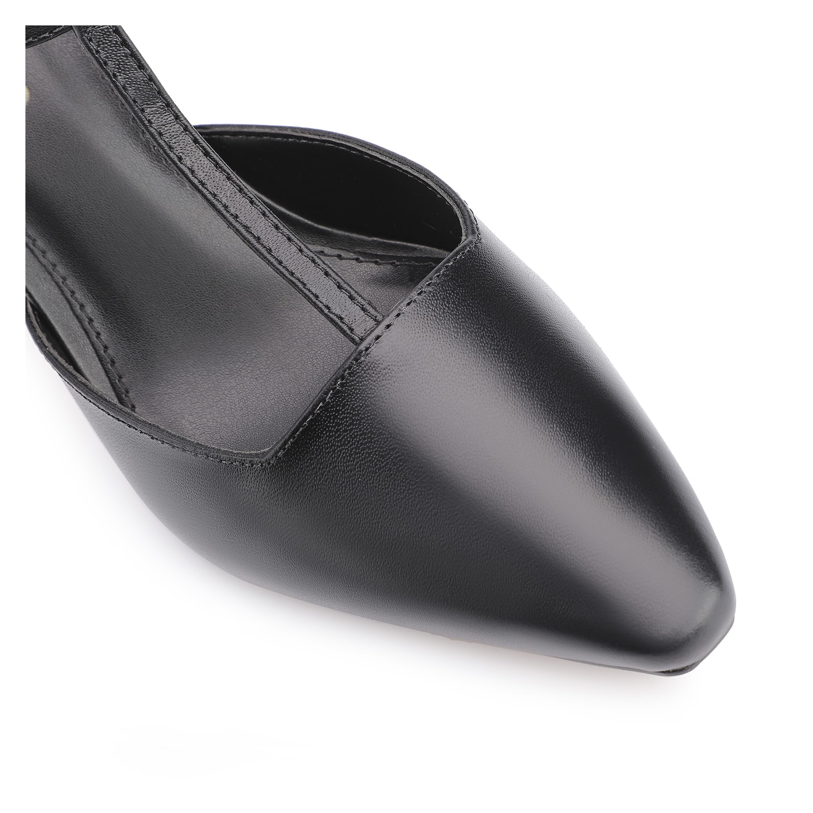 Scarpin Couro Preto