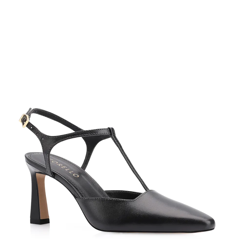 Scarpin Couro Preto