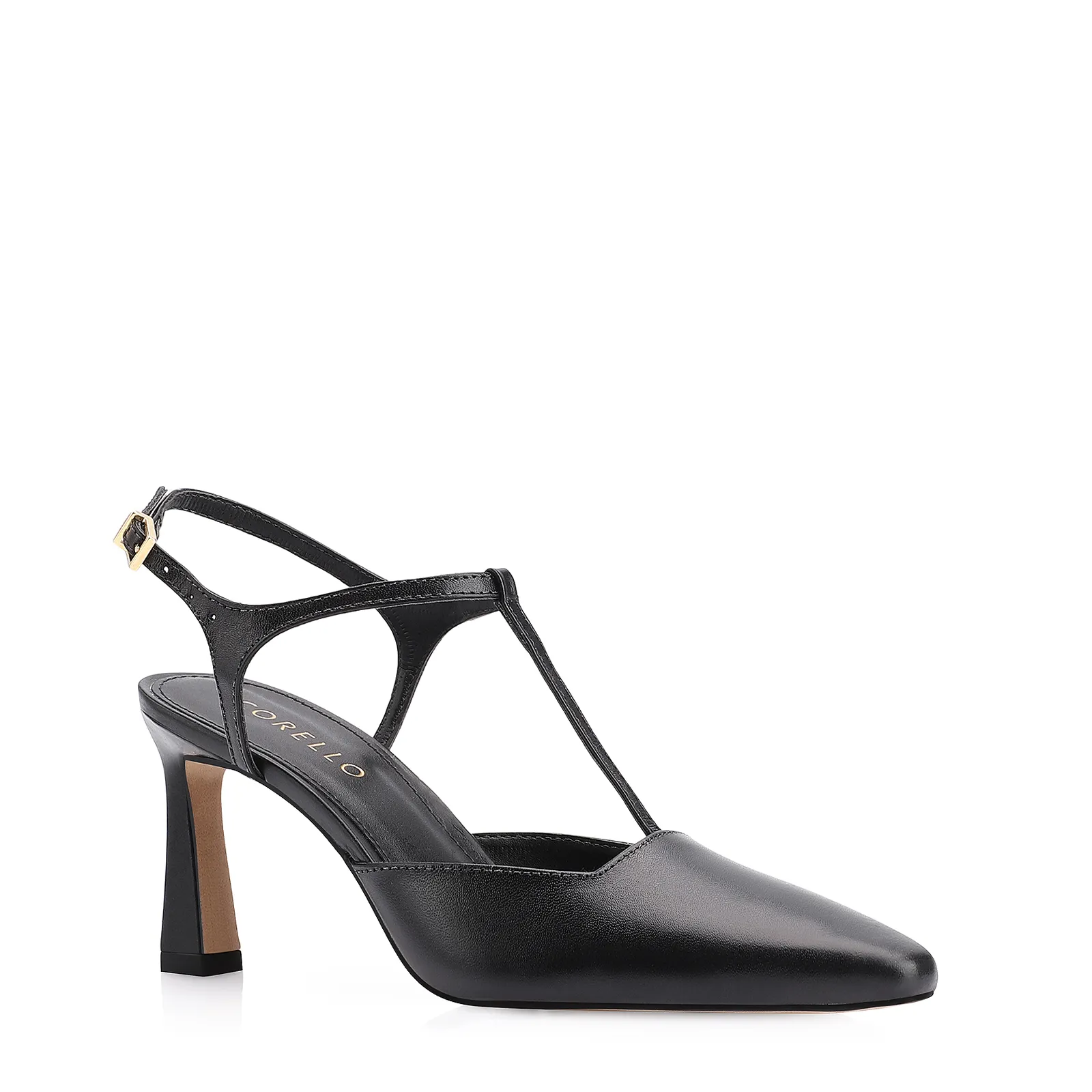 Scarpin Couro Preto