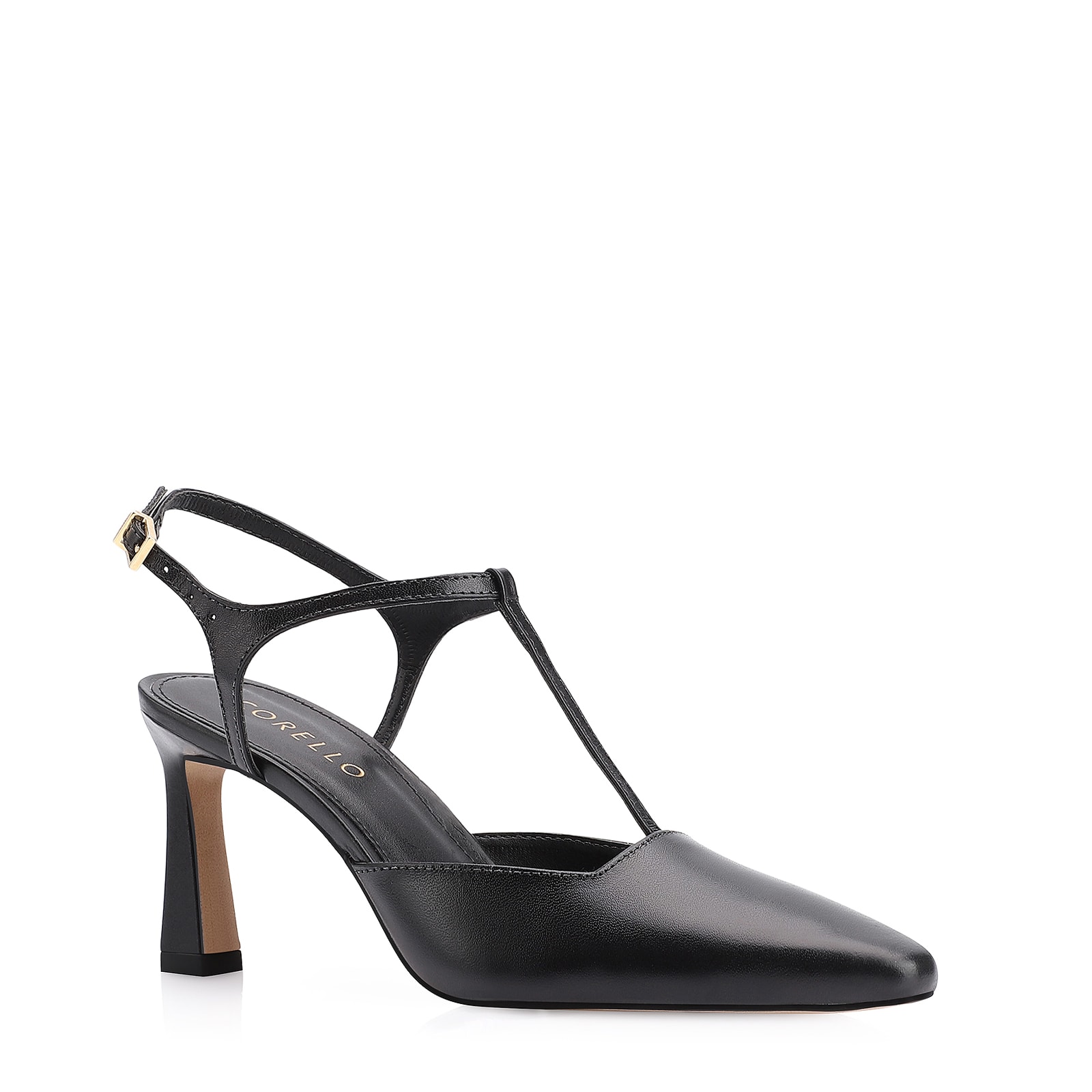 Scarpin Couro Preto