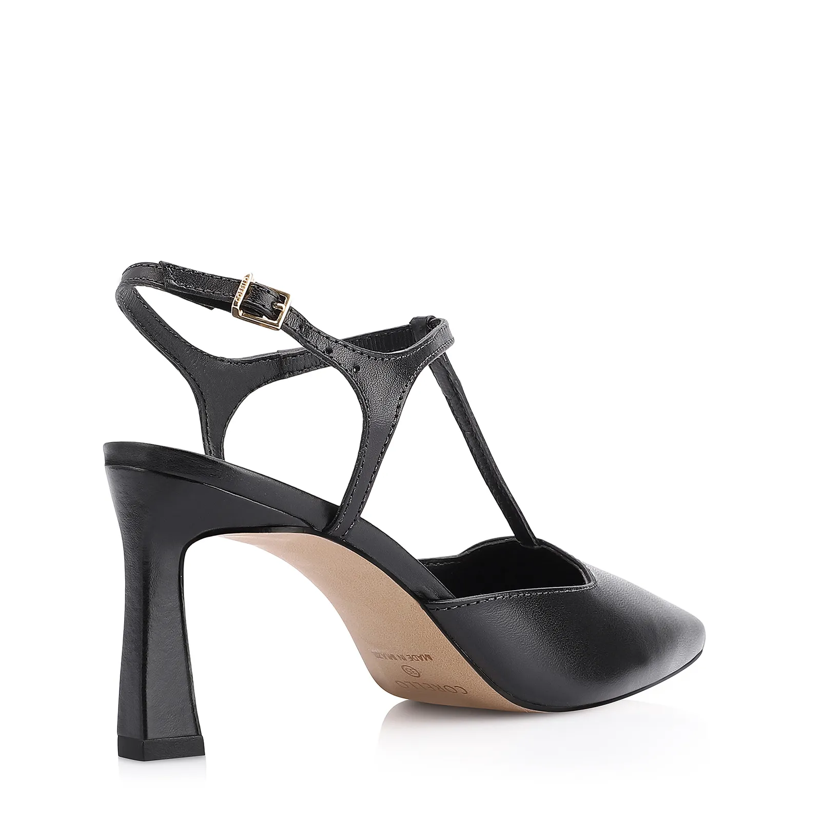 Scarpin Couro Preto