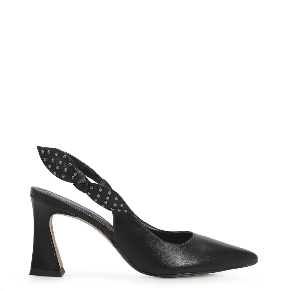 Scarpin Couro Preto - imagem 2