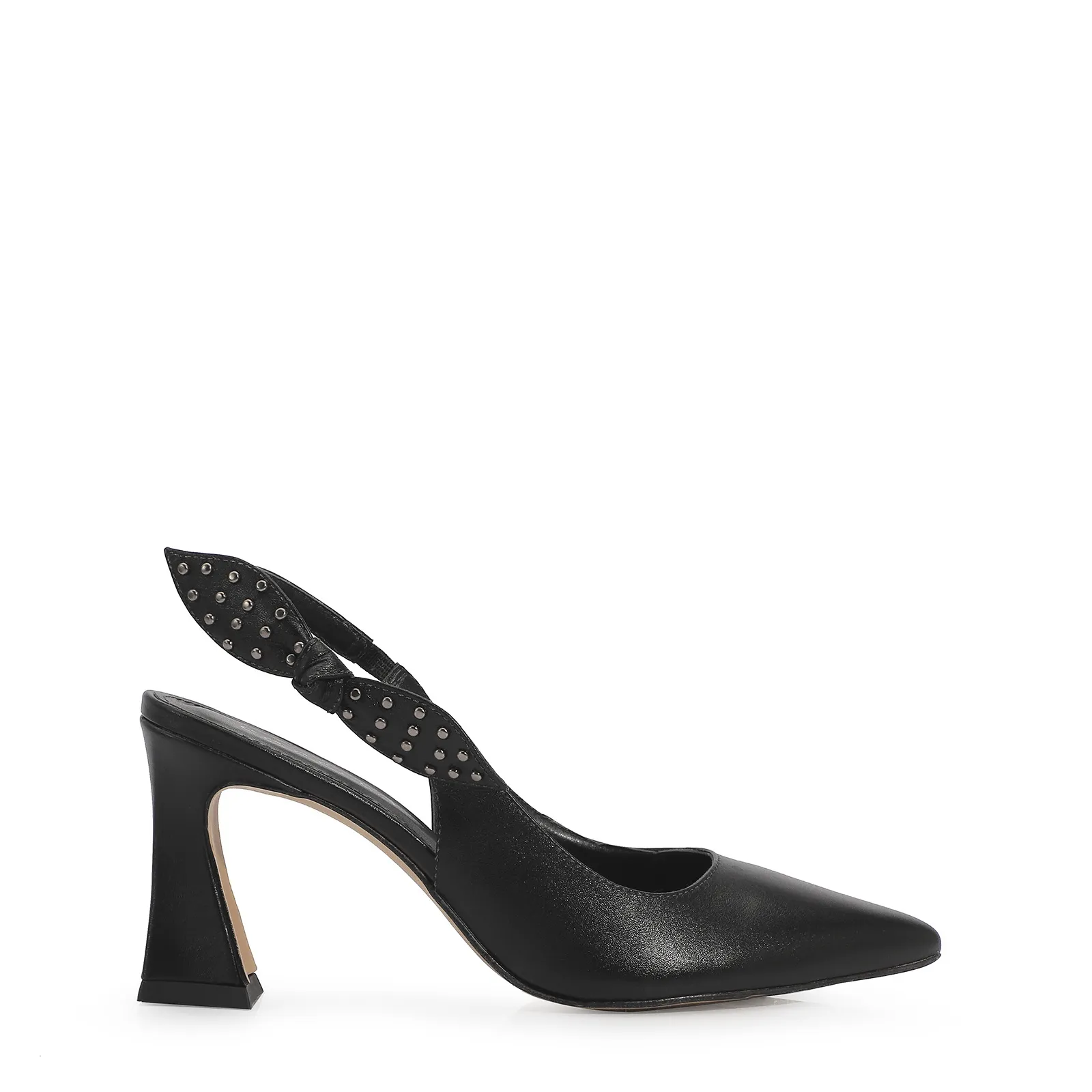 Scarpin Couro Preto