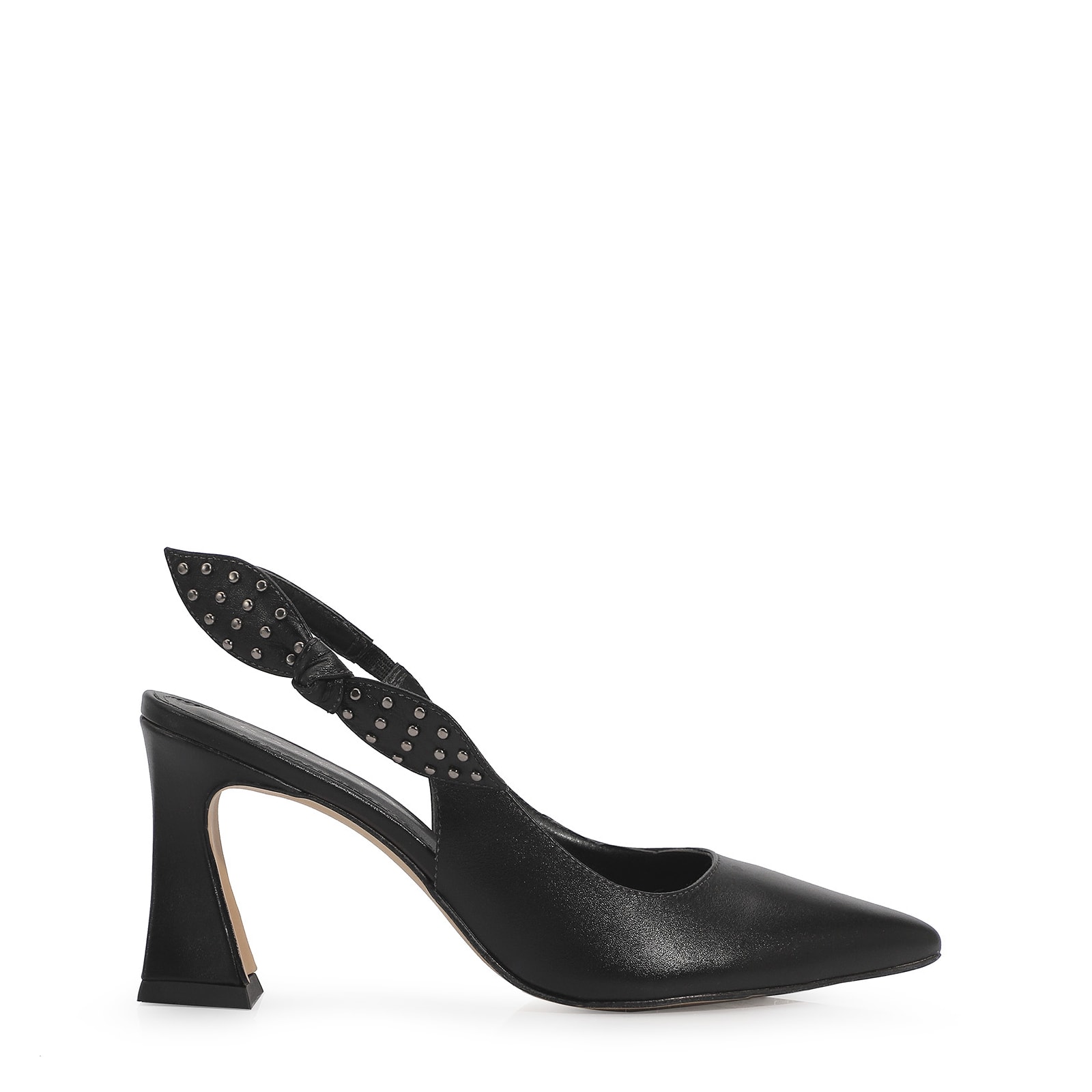 Scarpin Couro Preto