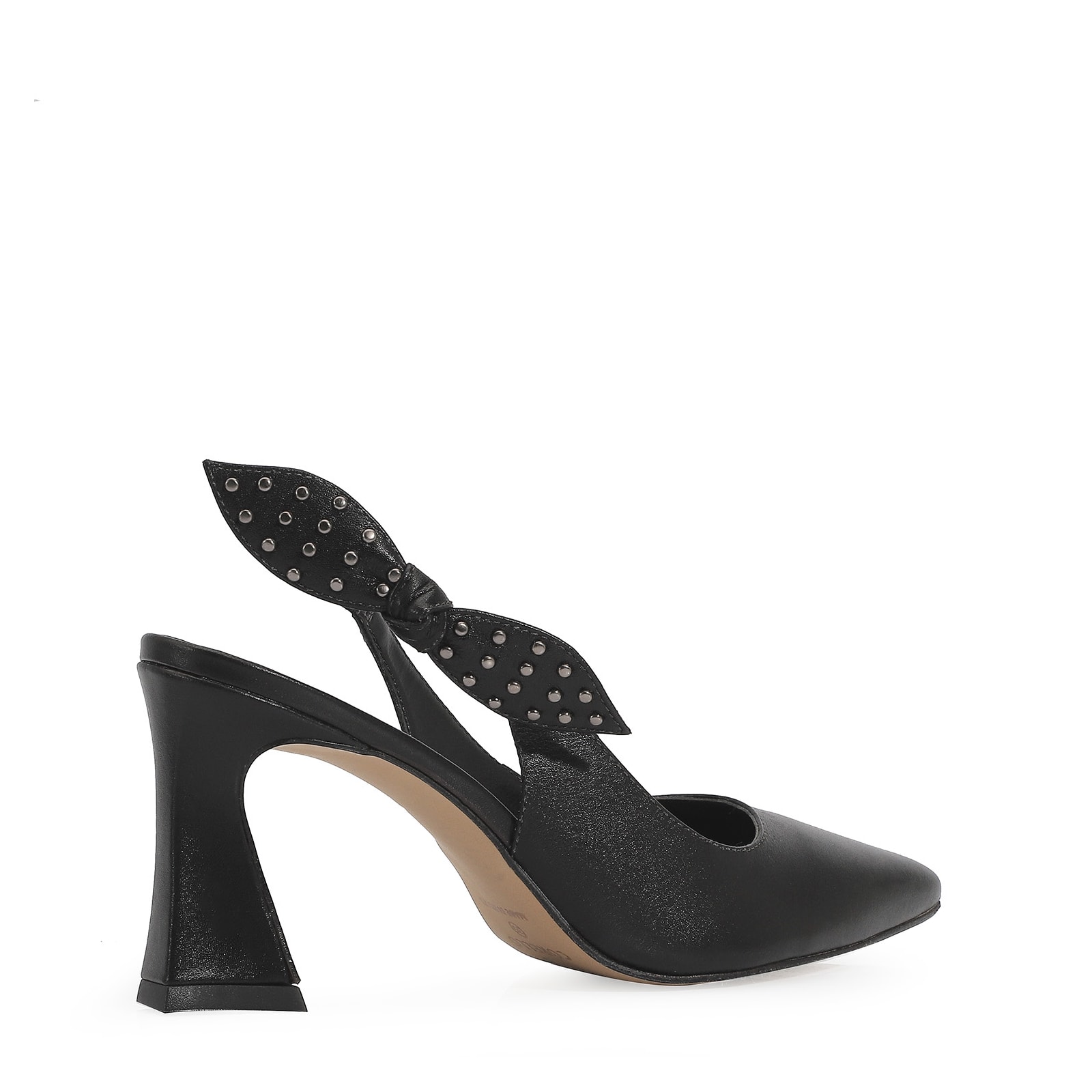 Scarpin Couro Preto