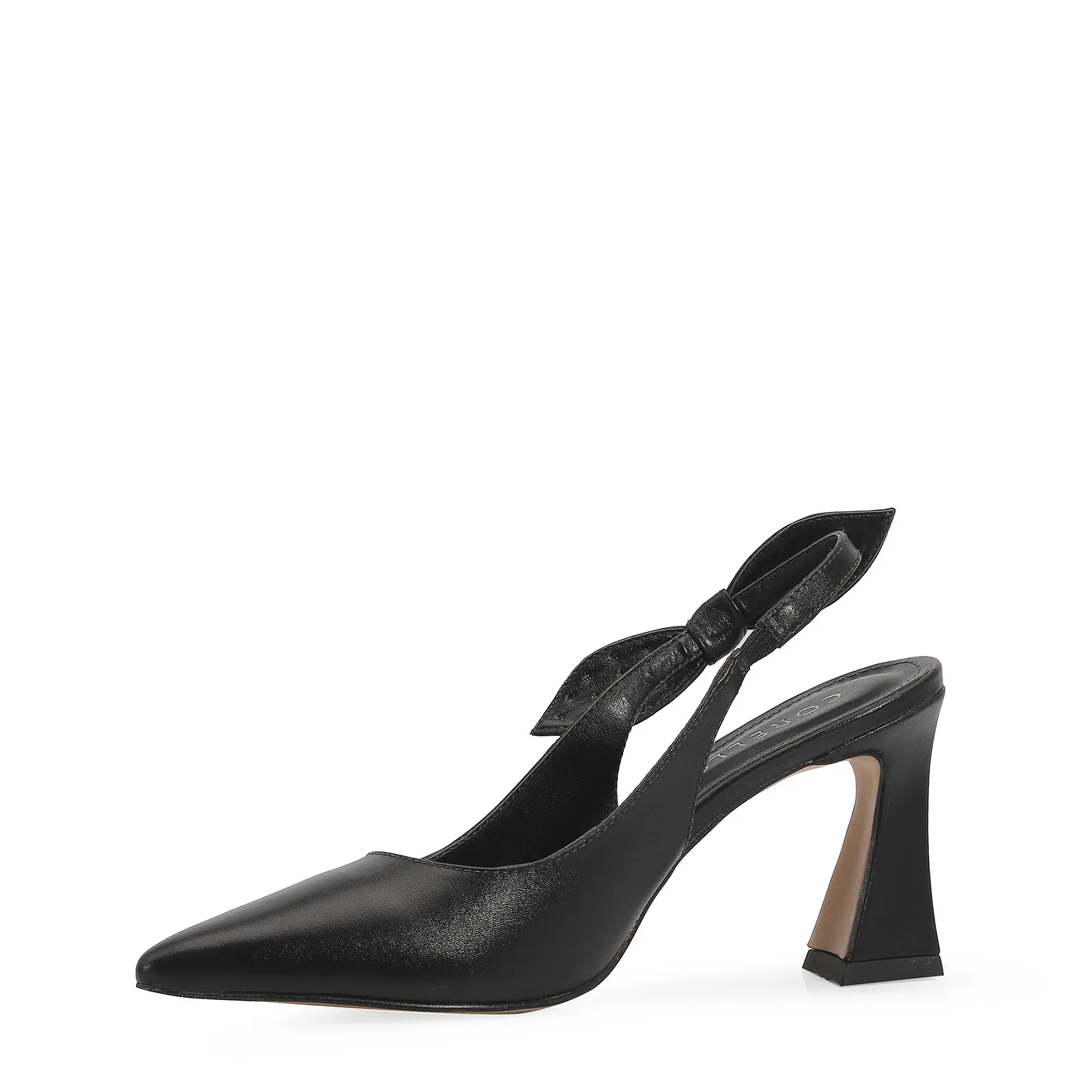 Scarpin Couro Preto