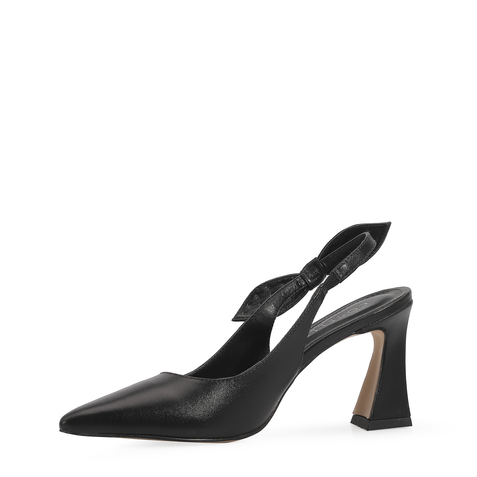 Scarpin Couro Preto