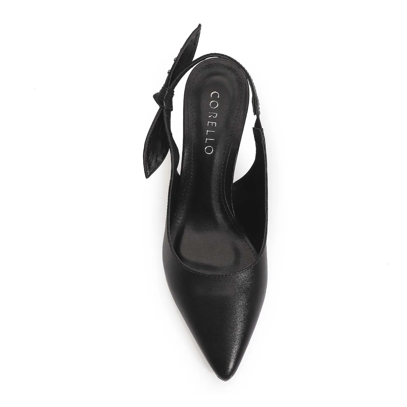 Scarpin Couro Preto