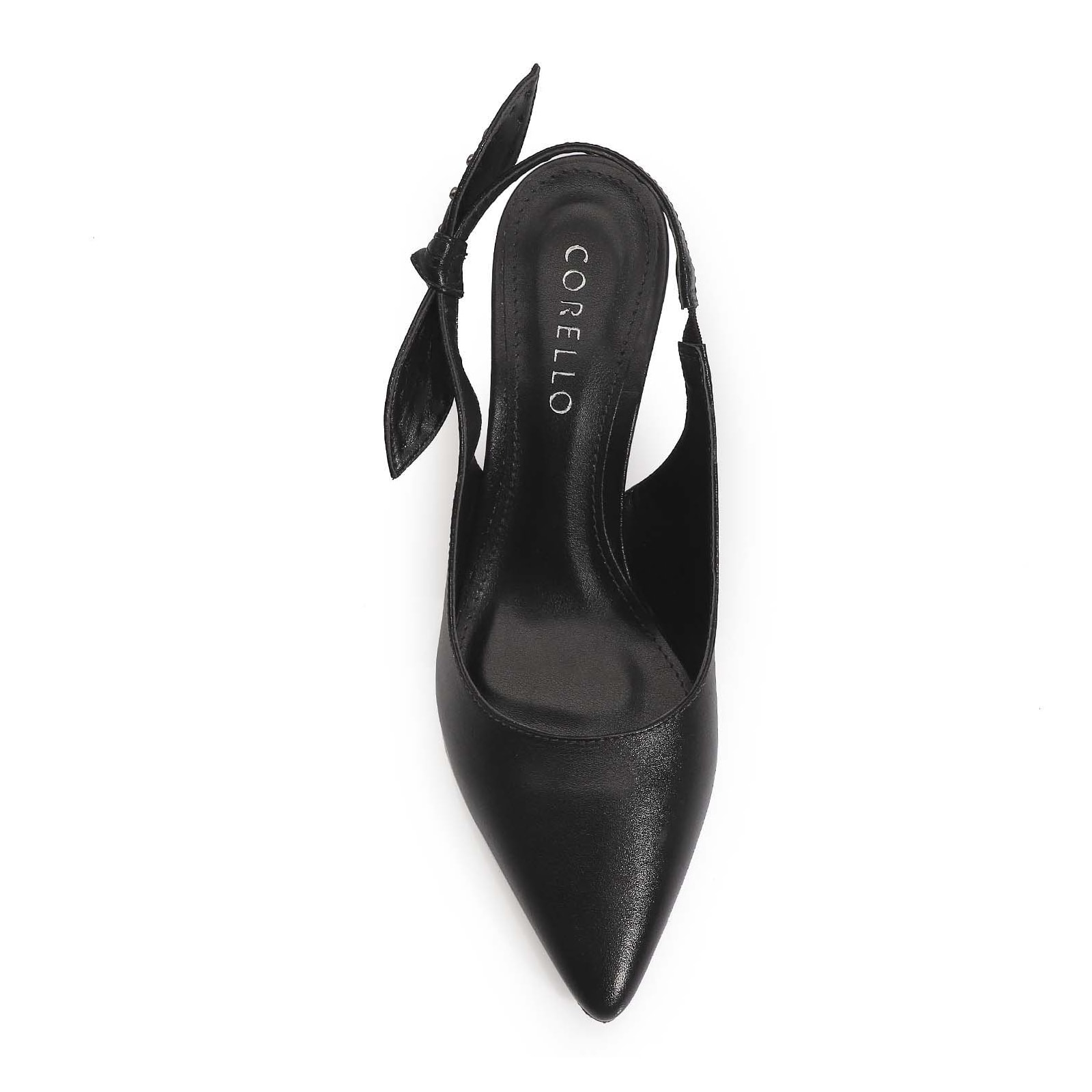 Scarpin Couro Preto