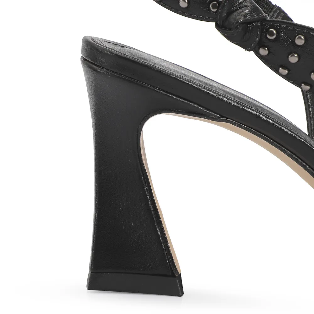 Scarpin Couro Preto - imagem 7