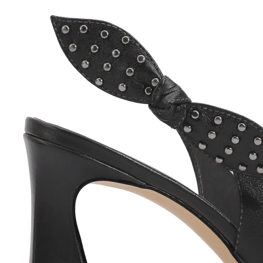 Scarpin Couro Preto - imagem 8