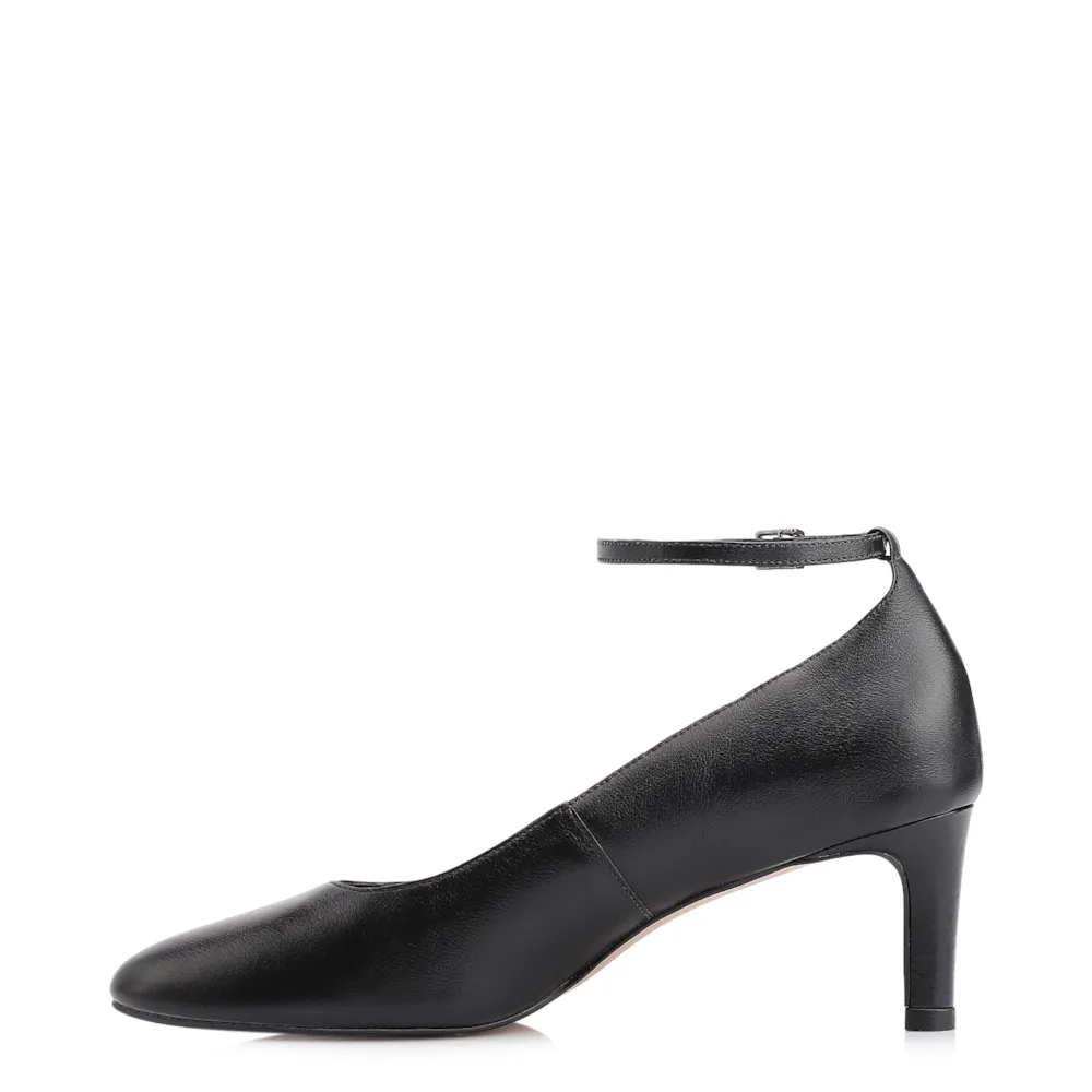 Scarpin Couro Preto - imagem 4