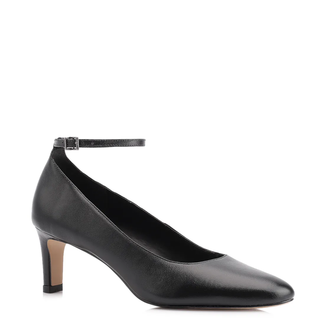 Scarpin Couro Preto