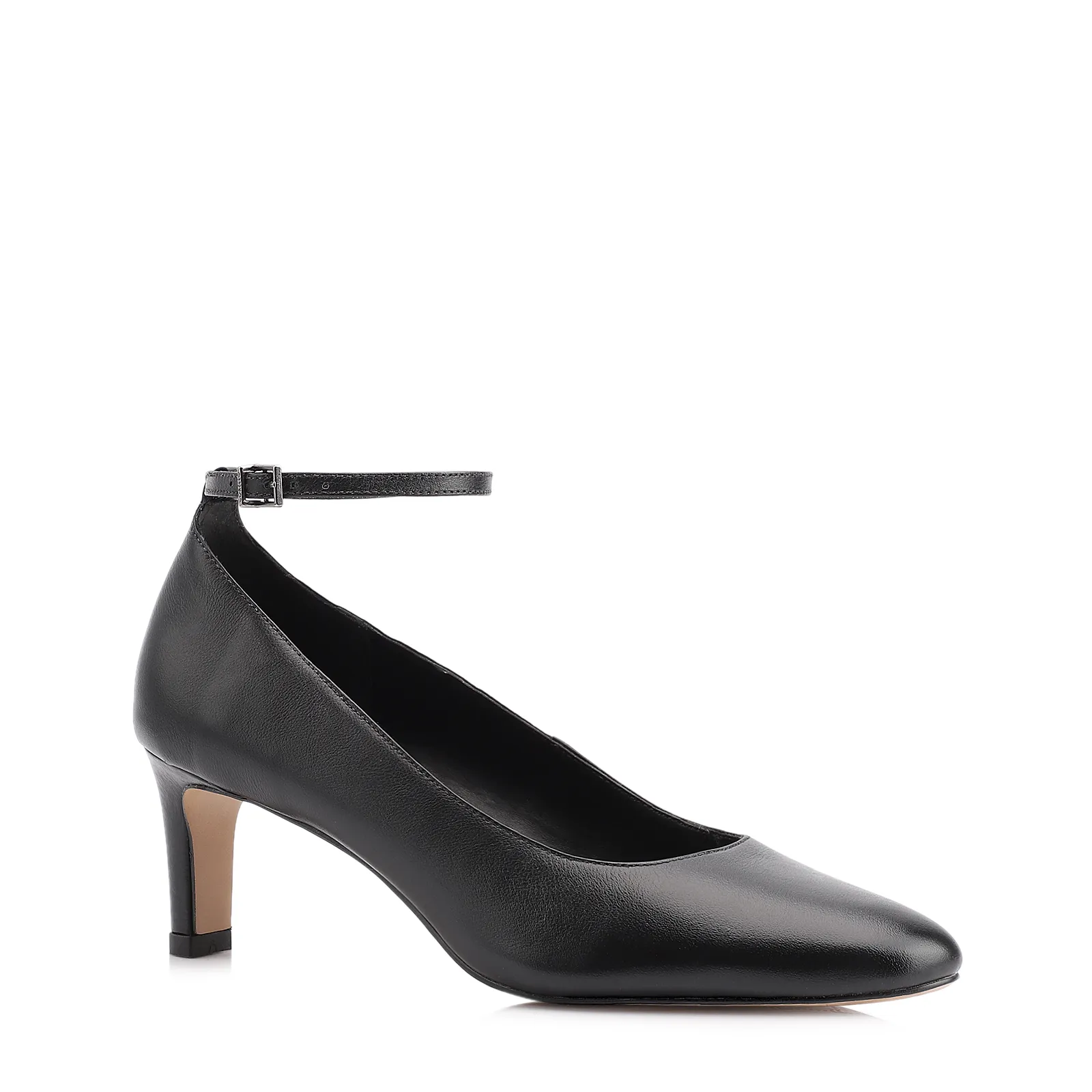 Scarpin Couro Preto