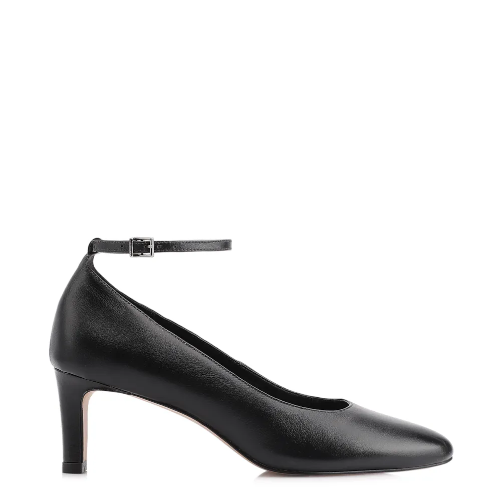 Scarpin Couro Preto - imagem 2