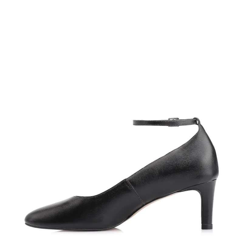 Scarpin Couro Preto - foto 4