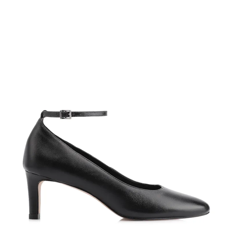 Scarpin Couro Preto - foto 2