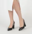 Scarpin Couro Preto - imagem 2