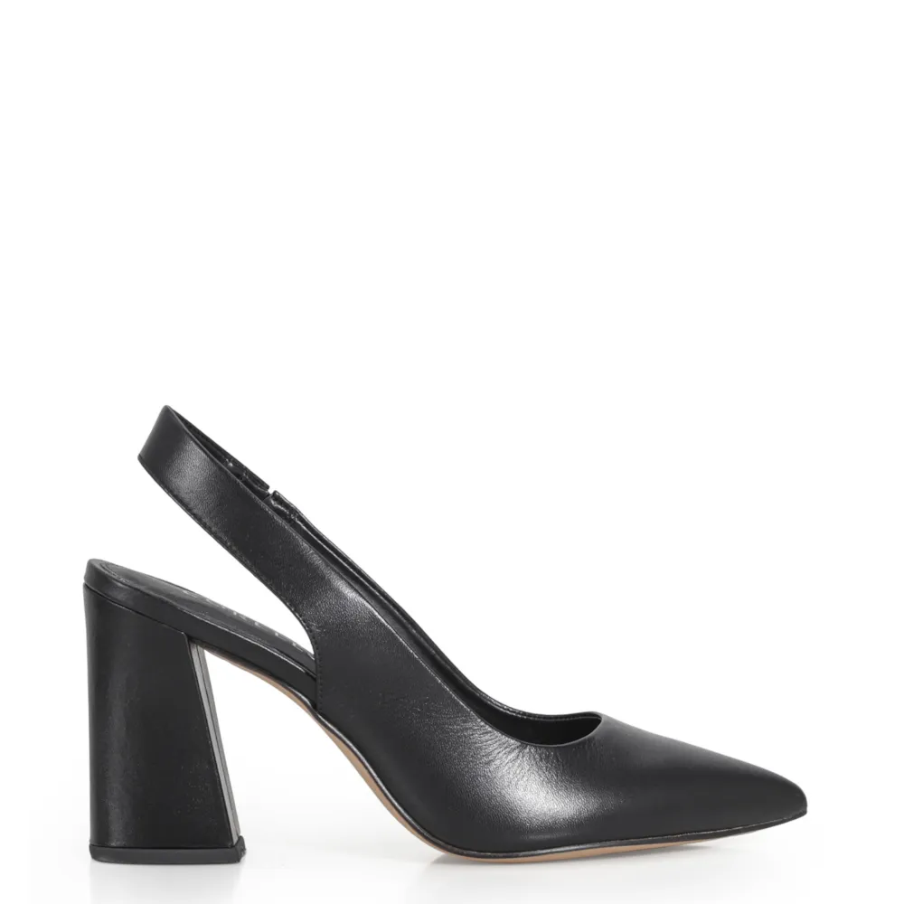 Scarpin Couro Preto - imagem 3
